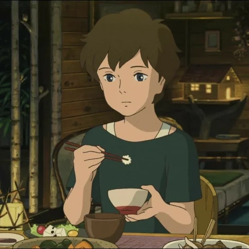 lofi girl, miyazaki hayao goro, miyazaki hayao characters, gone with the wind in miyazaki hayao, miyazaki hayao's memories of marni