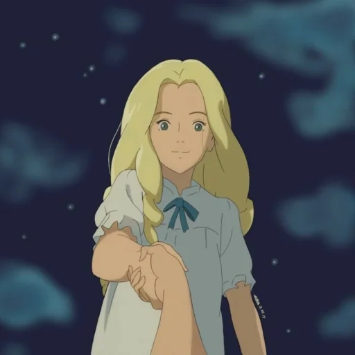 recuerdos, personajes de anime, hayao miyazaki marnie, recuerdos de marne, recuerdos del abuelo de mernie