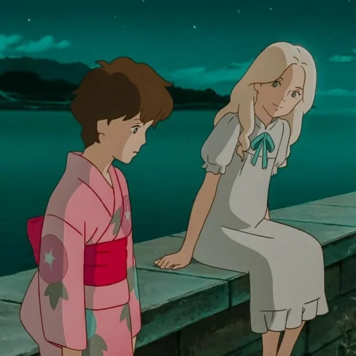 mernie anime, omoide no marnie, memorie anime di mernie, omoide no marnie cartoon 2014, ricordi di mernie cartoon 2014