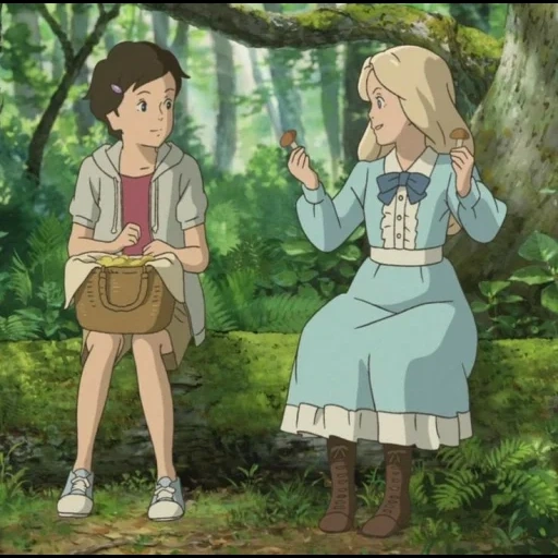 studio ghibli, omoide no marnie, omoide no marnie emily, miyazaki hayao's memories of marni, marni's memories 2014 was filmed by hiromasa yonebayashi