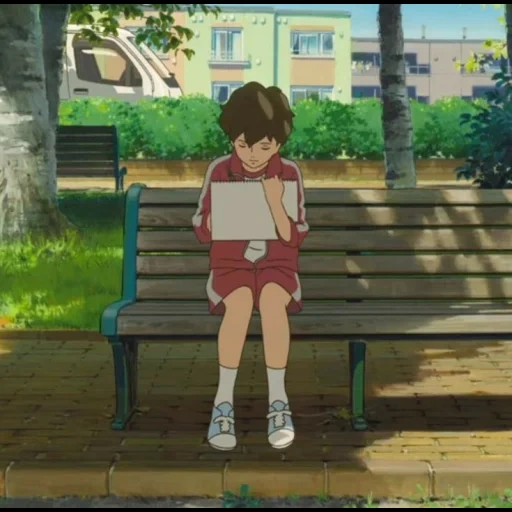 animation, figure, anime family stills, recall the animation of the past, anna sasaki's memories of marni