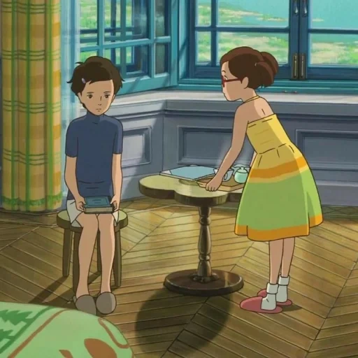 objectif du film, tout le monde est occupé, les souvenirs de la famille de marnie, les souvenirs de marnie stills, souvenirs de la chambre de marnie