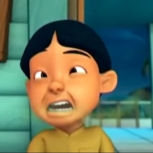 upin, wu ping um produto, série de animação, upin dan ipin, cartoon de tv arif