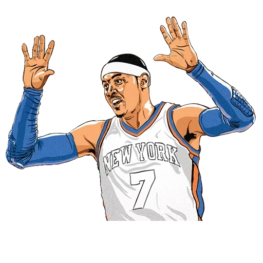 j'adore ce jeu, carmelo anthony art