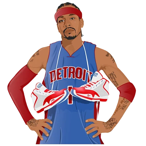 der männliche, allen iverson, ich liebe dieses spiel