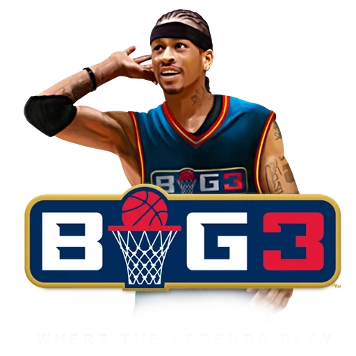 big 3, allen iverson, basketball 3 3 logo