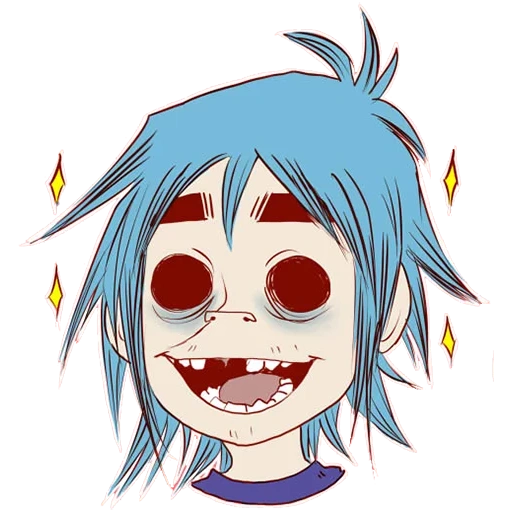 рисунок, гориллаз 2д, 2ди гориллаз, gorillaz avatar, 2d gorillaz грустный