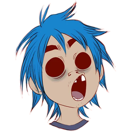 gambar, gorillaz 2, gorillaz 2d, avatar gorillaz, gorillaz 2d nicholas