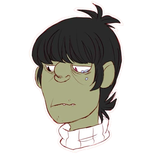 gorillaz, murdoch cabeza, gorillaz murdoc, gorila murdoch, gorila murdoch nicolas