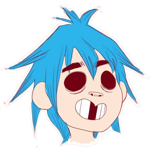 gorillaz 2d, gorillaz avatar, grupo 2d gorillaz, gorillaz 2d nicholas, adesivos 2d gorillaz