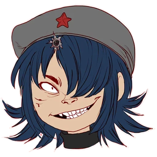 gorillaz nudl, murdoc gorillaz, gorillaz cyborg nudl, murdok gorillaz steilo, personagens do gorillaz nudl