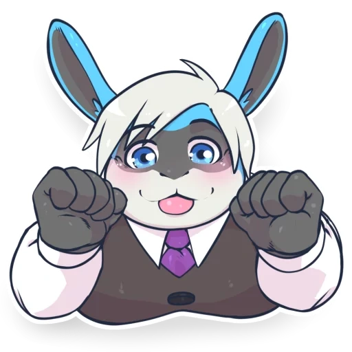 anime, human, lovely furry, furry art anime, fat rabbit furry