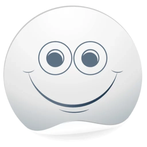 o sorriso é branco, emoticon branco, 3 emoticons brancos, o sorriso é branco, smiley com um sorriso branco