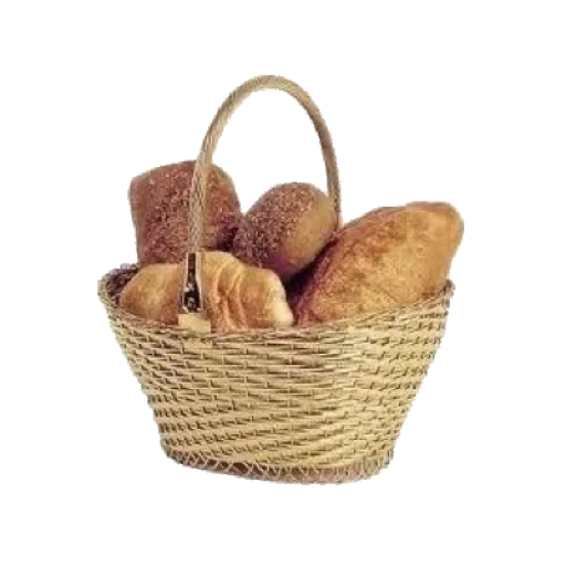 корзинка хлеба, хлебобулочные изделия, корзина хлебом сказочная, корзинка хлебом домашняя, хлебобулочные изделия покупательской корзине