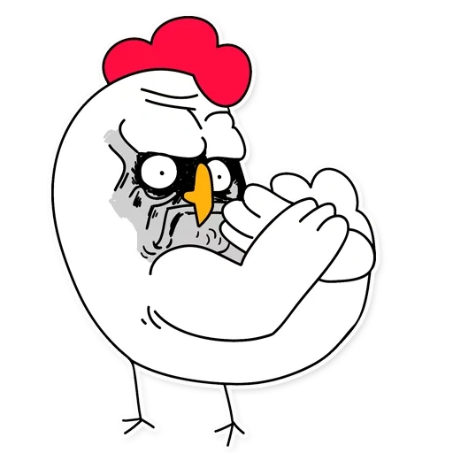 pollo, meme di pollo, pollo bianco, pollo di pollo