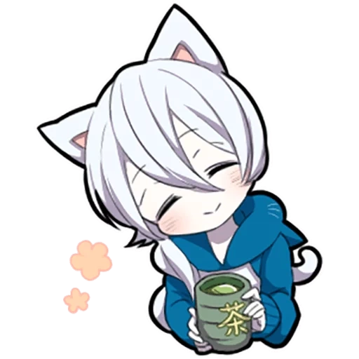 shiro neko, weißes kätzchen