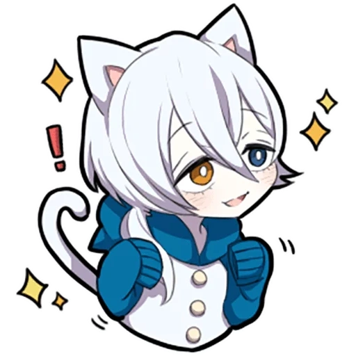 неко, shiro neko, white kitten