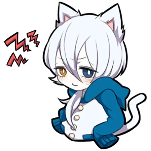 неко, shiro neko, white kitten