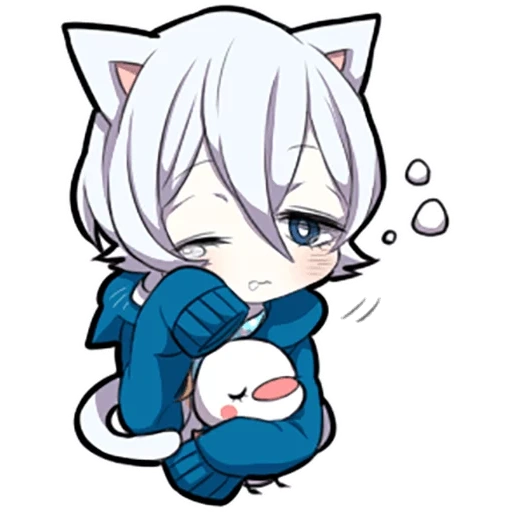 неко, shiro neko, white kitten