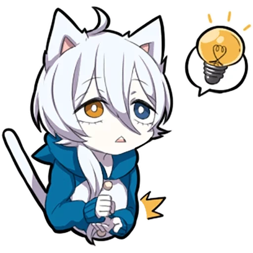 неко, shiro neko, white kitten