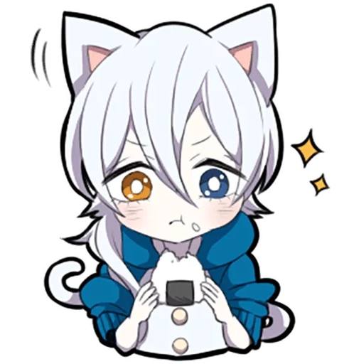 neko, shiro neko, weißes kätzchen