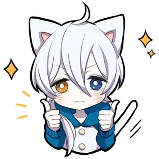 neko, alguno, shiro neko, gatito blanco