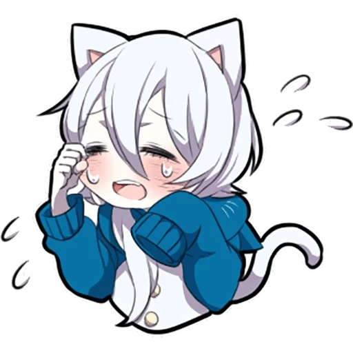 неко, shiro neko, white kitten