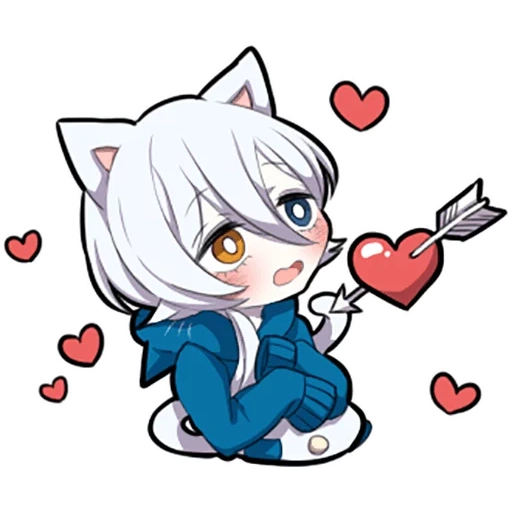 неко, shiro neko, white kitten