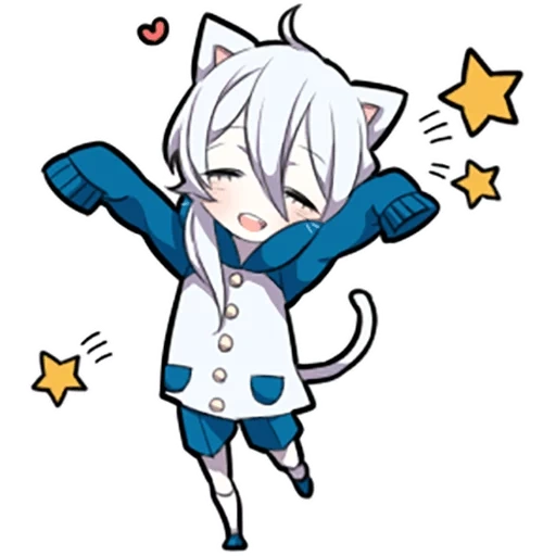 shiro neko, gattino bianco