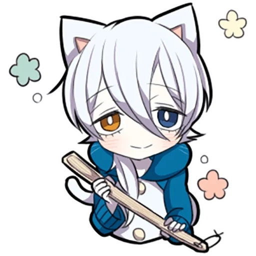 médecine interne, shiro neko, white kitten