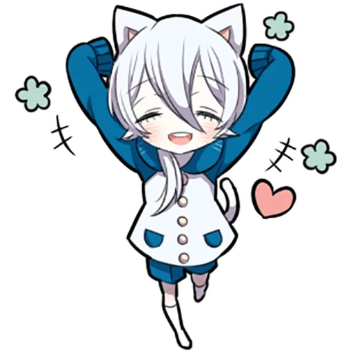 alcuni, shiro neko, gattino bianco