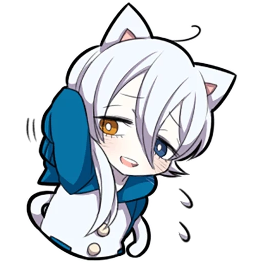 неко, shiro neko, white kitten