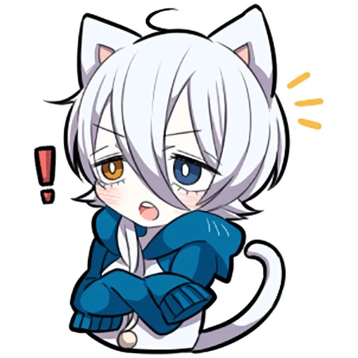 неко, shiro neko, white kitten