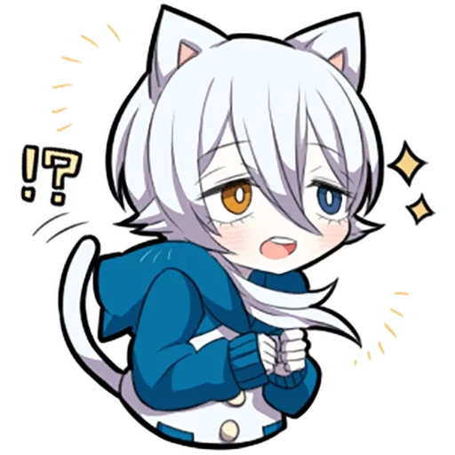 medicina interna, shiro neko, white kitten