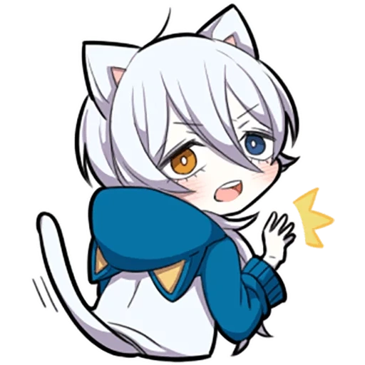 неко, shiro neko, white kitten