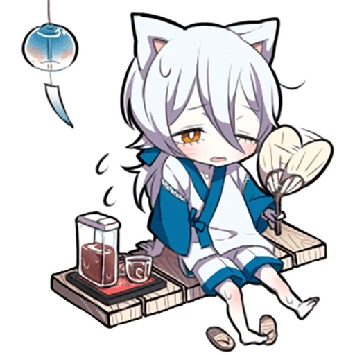 medicina interna, shiro neko, white kitten