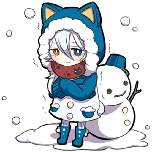 неко, shiro neko, white kitten