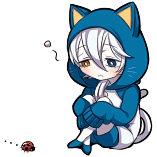 neko, shiro neko, weißes kätzchen