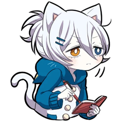 neko, shiro neko, white kitten