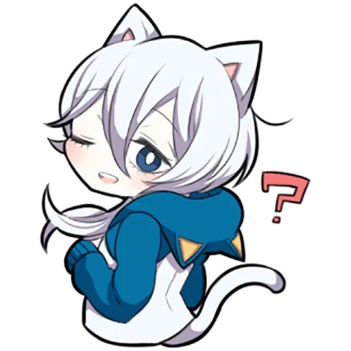 неко, shiro neko, white kitten