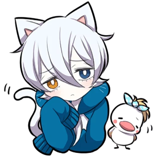 shiro neko, anak kucing putih
