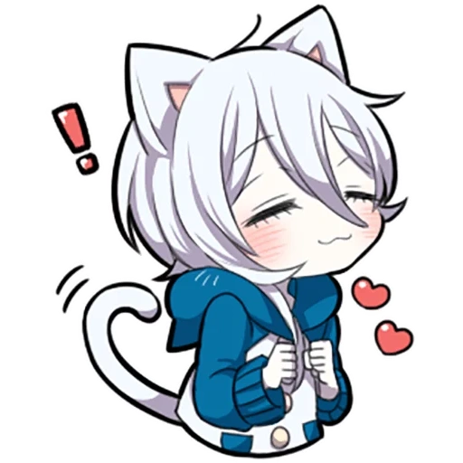 some, shiro neko, white kitten