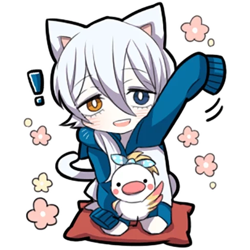 médecine interne, shiro neko, white kitten