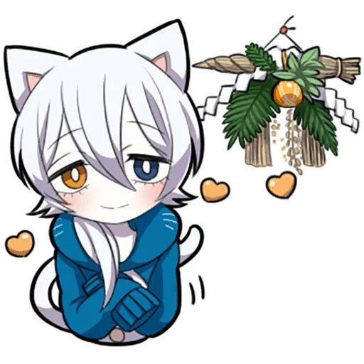 shiro neko, weißes kätzchen