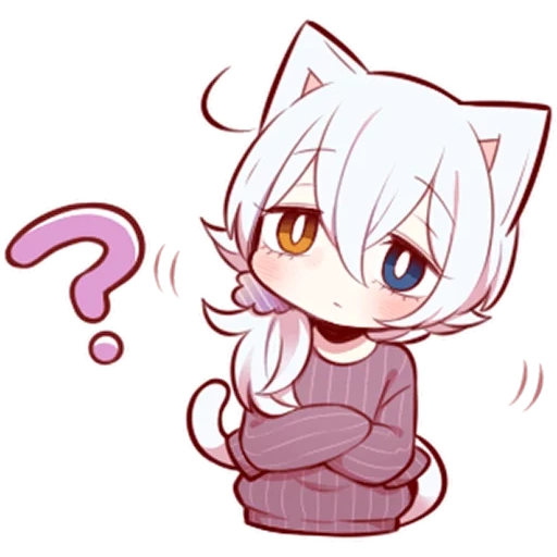 animation art, youhe cartoon, tomoe animation, white kitten