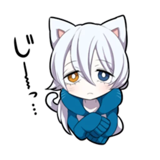 medicina interna, anime, shiro neko, kitten bianco