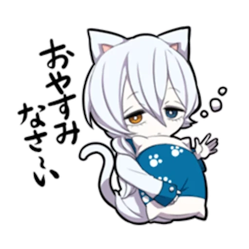 неко, shiro neko, white kitten