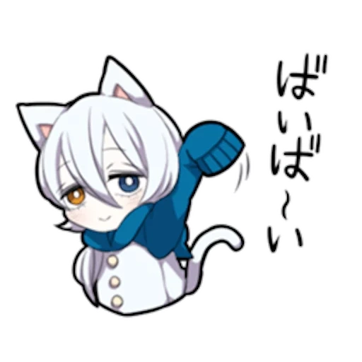 innere medizin, shiro neko, white kitten