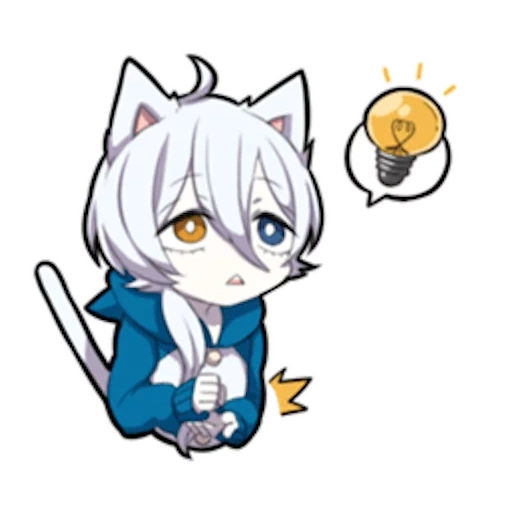 alguno, neko, shiro neko, gatito blanco