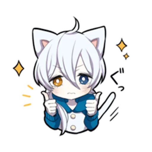 неко, neko, shiro neko, white kitten